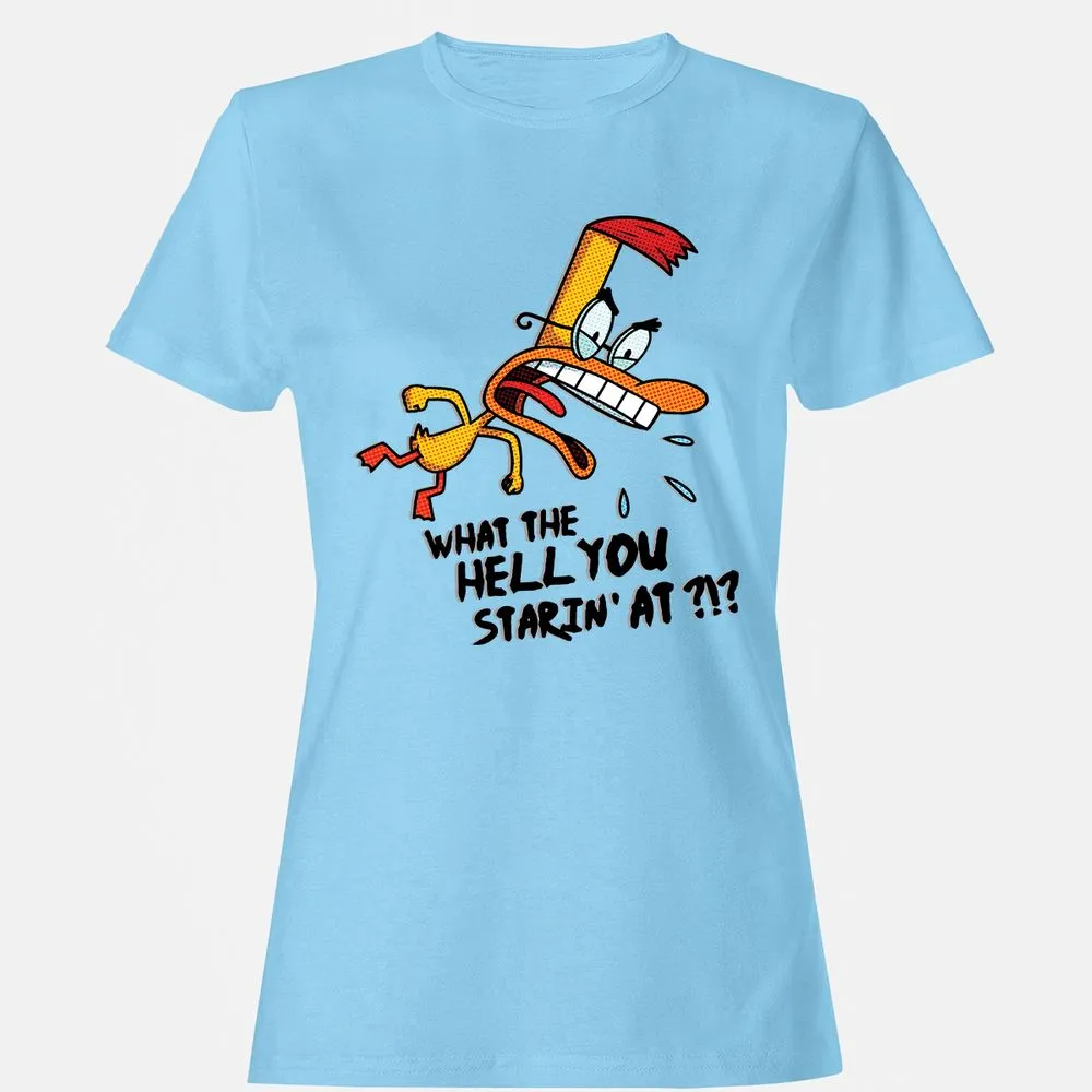 Women's T-Shirt - 83J4JYQF - Light Blue - 8