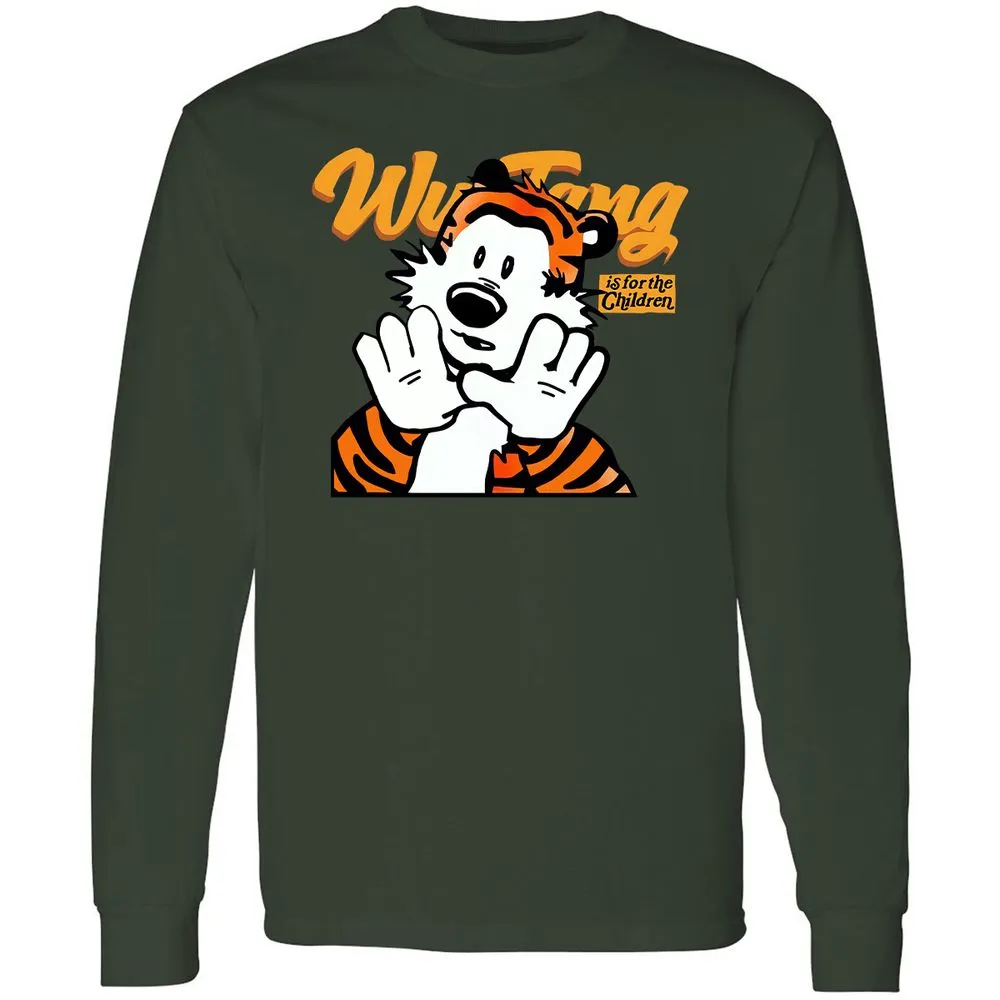 Long Sleeve T-Shirt - E1YMA8R9 - Forest Green - 8