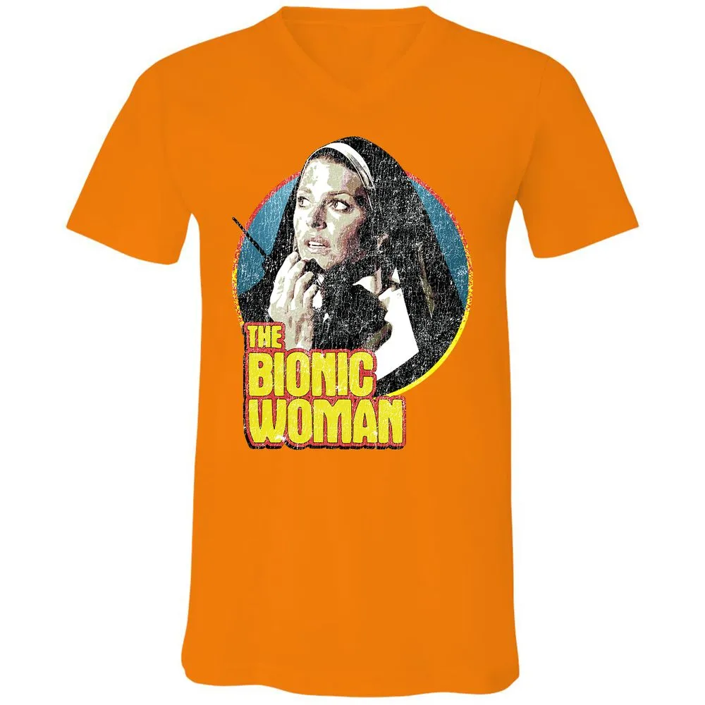 Unisex V-Neck T-Shirt - 8S8PLG24 - Orange - 11