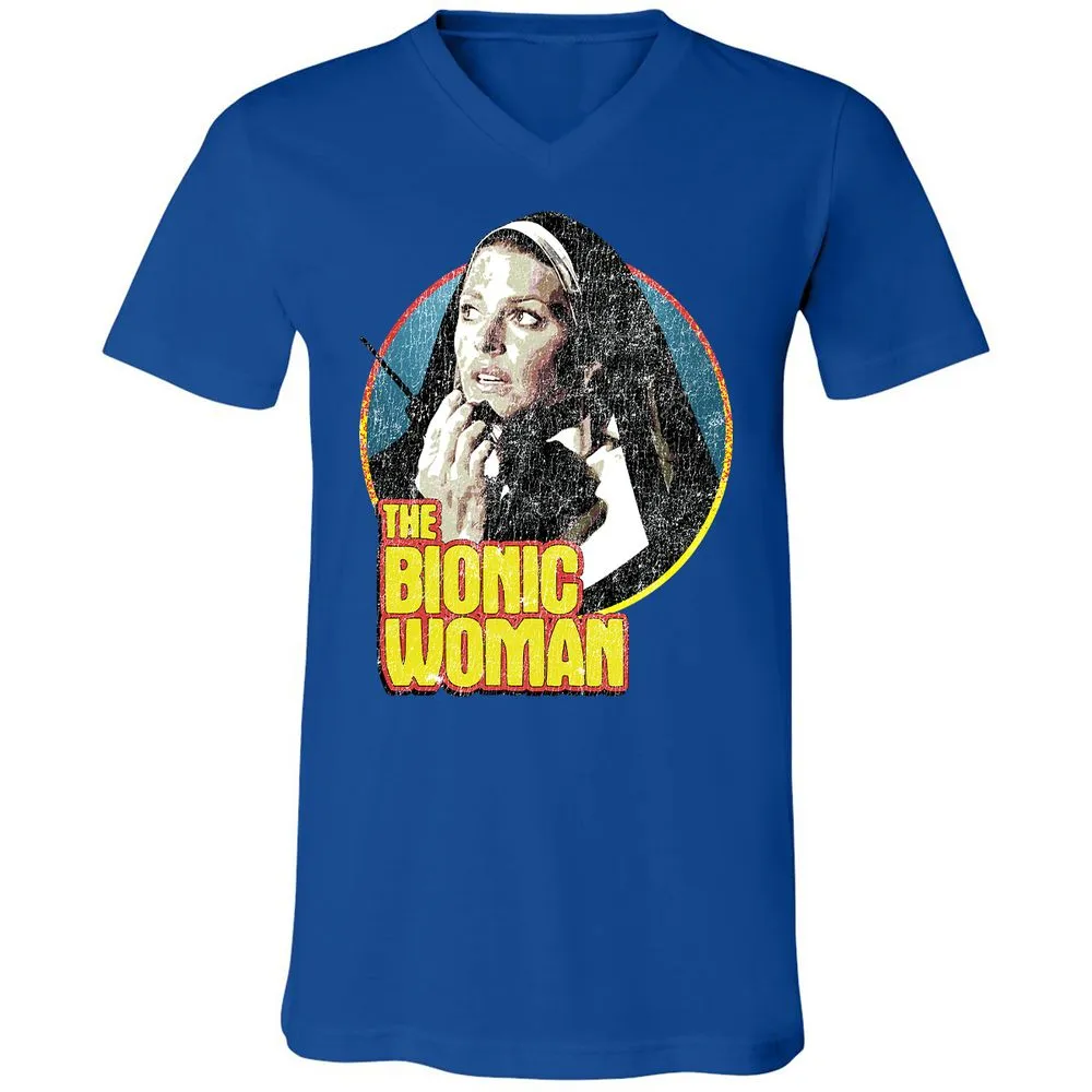 Unisex V-Neck T-Shirt - 8S8PLG24 - True Royal - 4