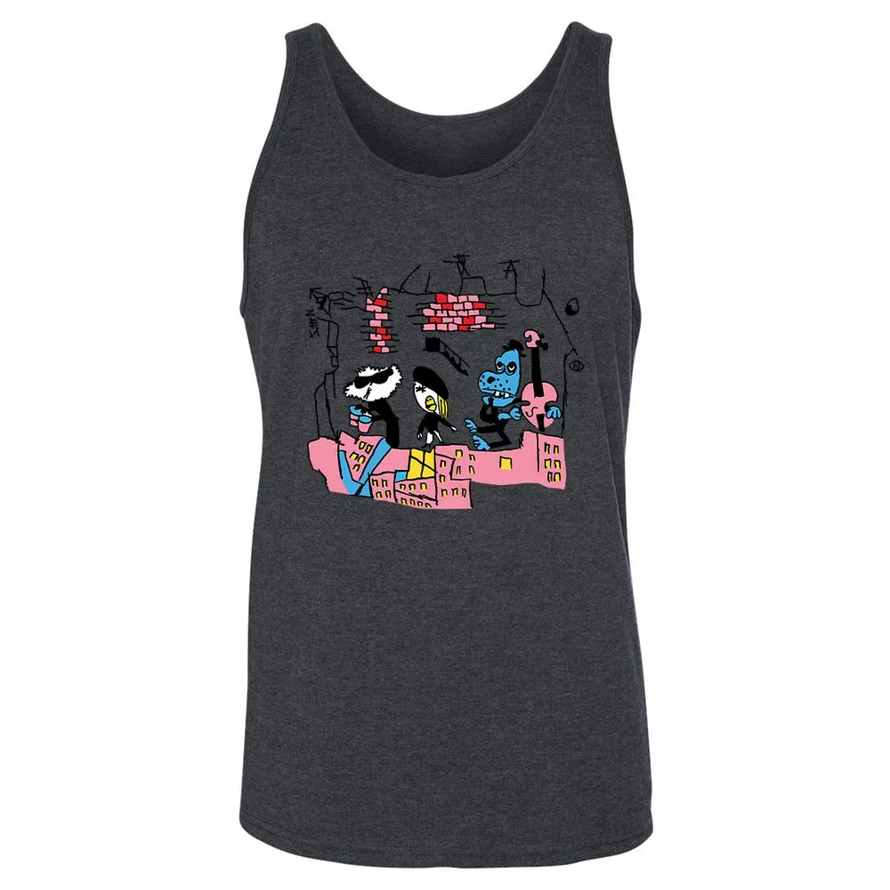 Unisex Jersey Tank - 2KBJ91A2 - Dark Grey Heather - 6