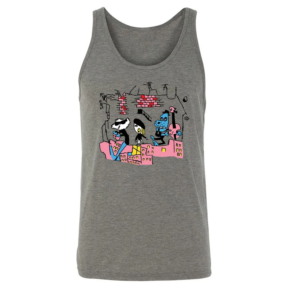 Unisex Jersey Tank - 2KBJ91A2 - Grey Triblend - 2