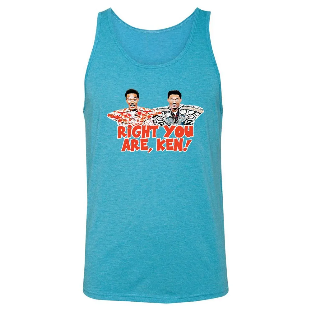 Unisex Jersey Tank - XBUZ44M9 - Aqua Triblend - 3
