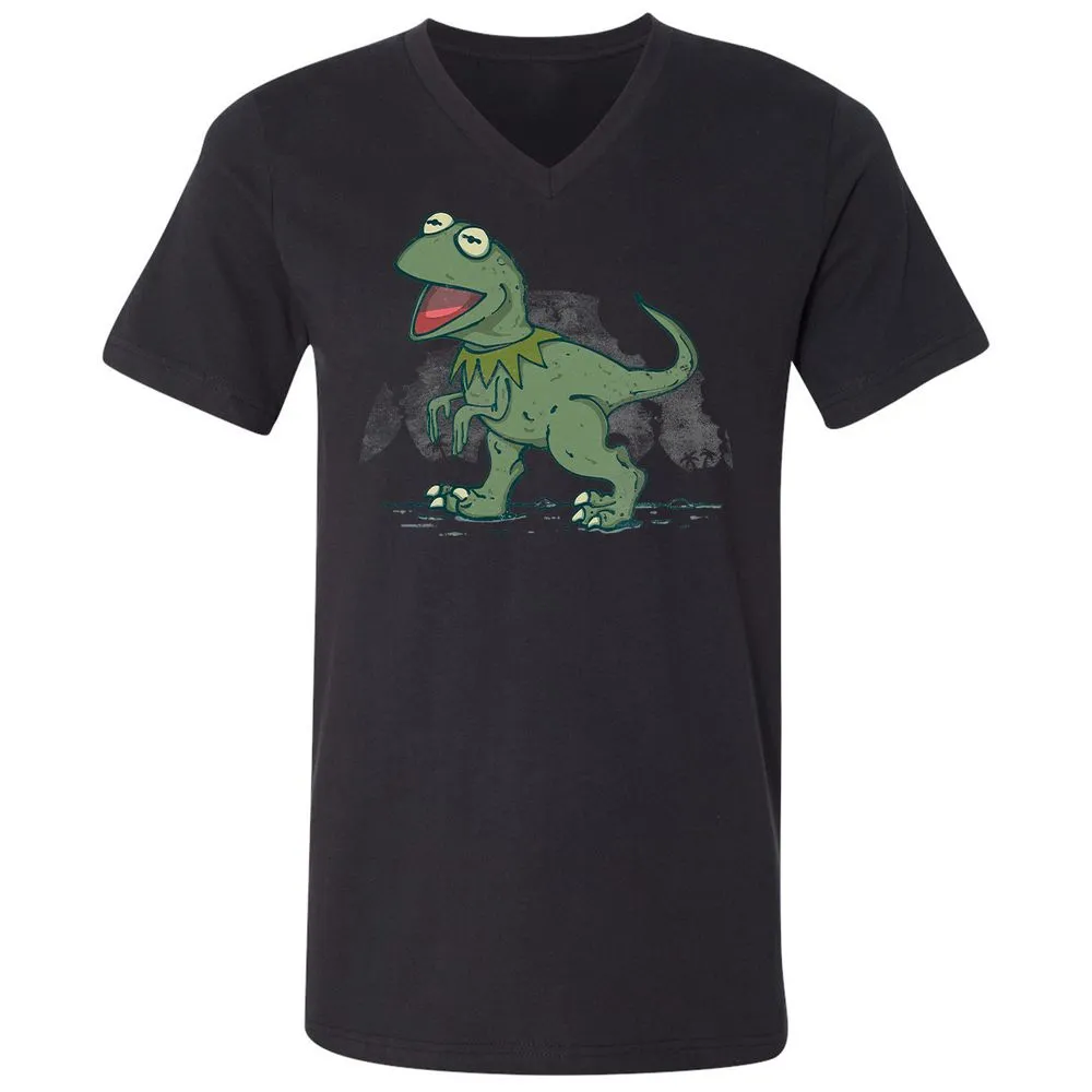 Unisex V-Neck T-Shirt - N9DV84NF - Black - 16
