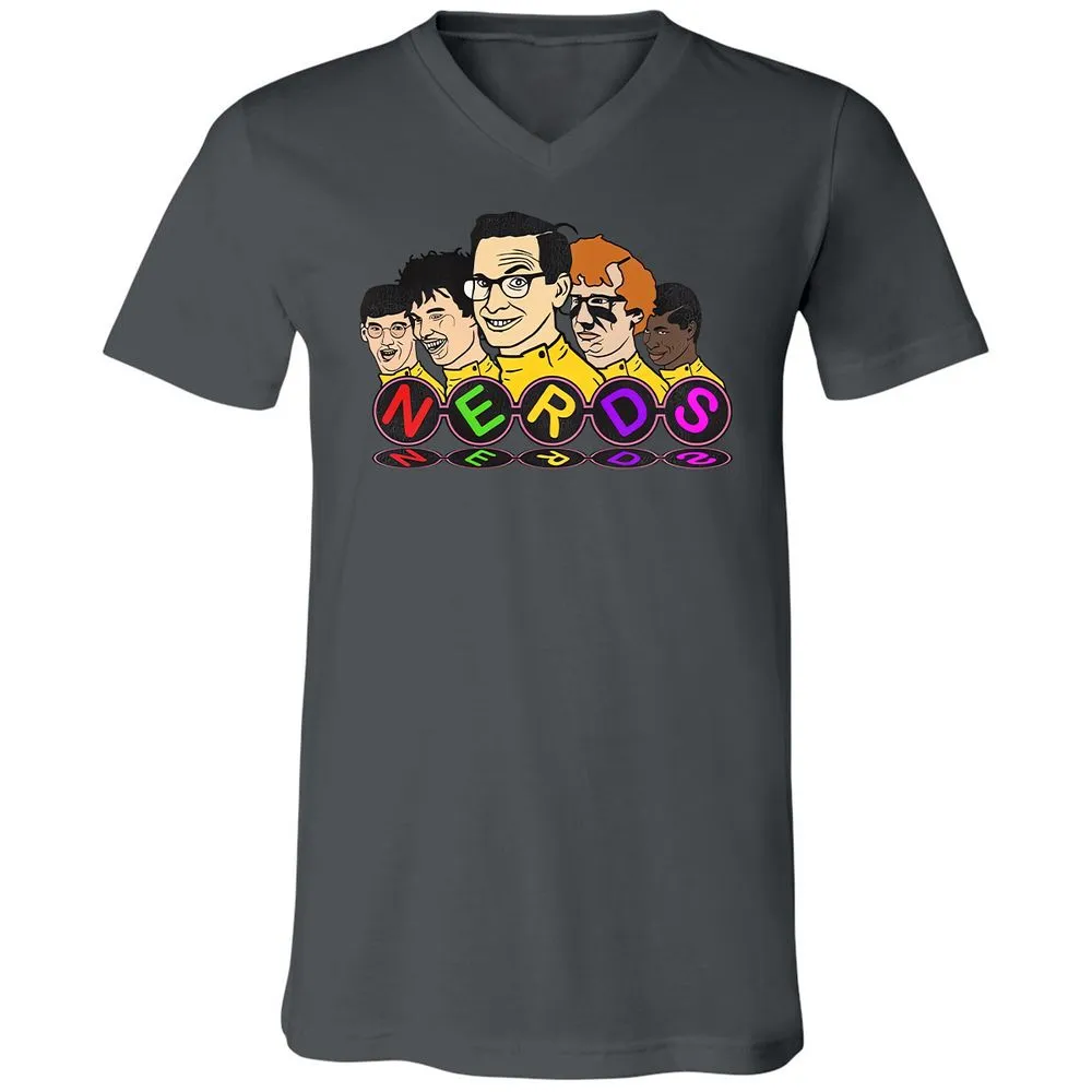 Unisex V-Neck T-Shirt - 72EFL3T2 - Asphalt - 12