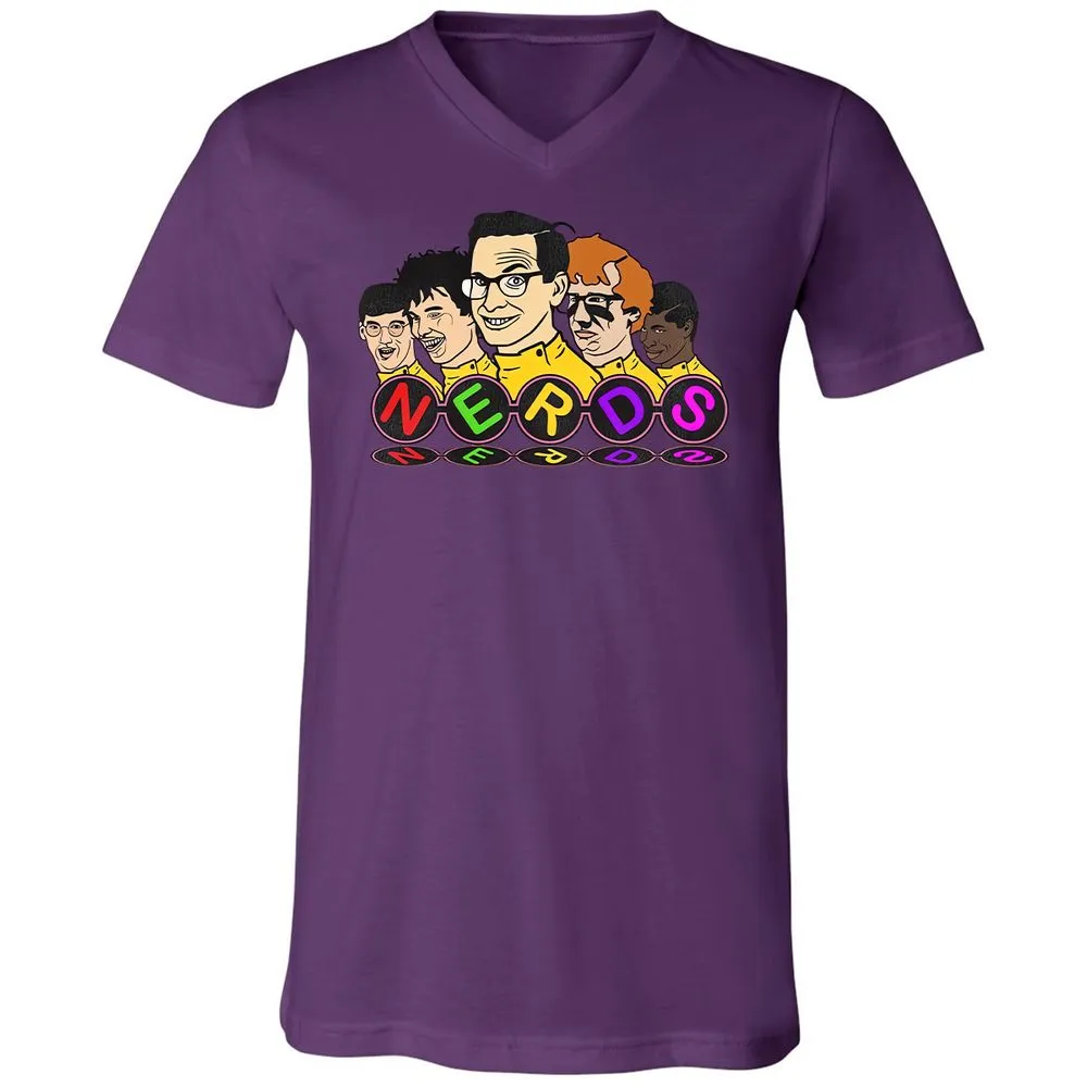 Unisex V-Neck T-Shirt - 72EFL3T2 - Team Purple - 2