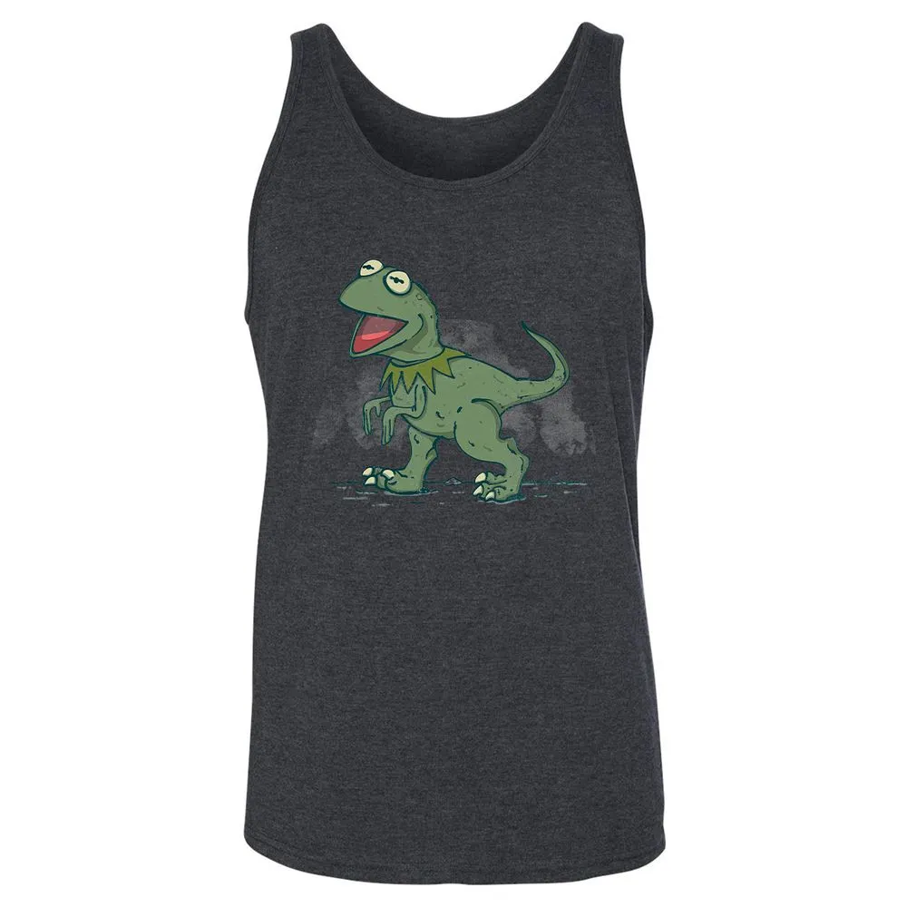 Unisex Jersey Tank - KNTKSKSX - Dark Grey Heather - 6