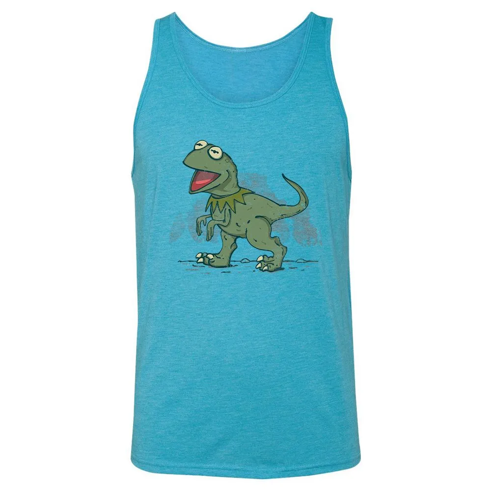 Unisex Jersey Tank - KNTKSKSX - Aqua Triblend - 3