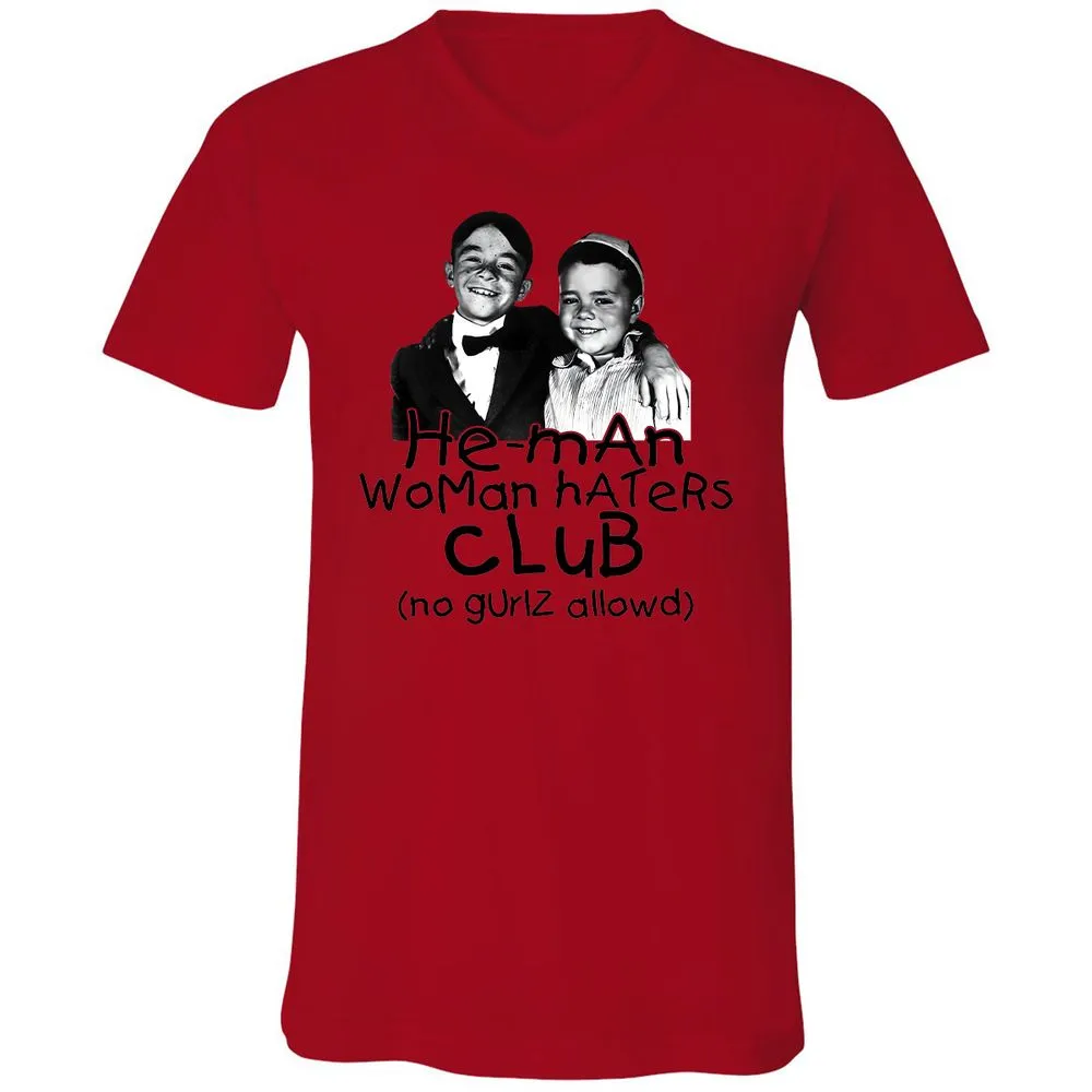 Unisex V-Neck T-Shirt - 57WUGRGC - Red - 3