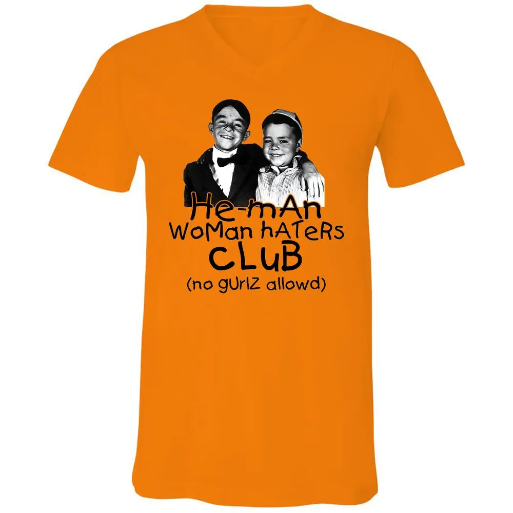 Unisex V-Neck T-Shirt - 57WUGRGC - Orange - 11