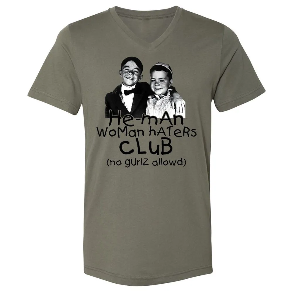Unisex V-Neck T-Shirt - 57WUGRGC - Military Green - 10