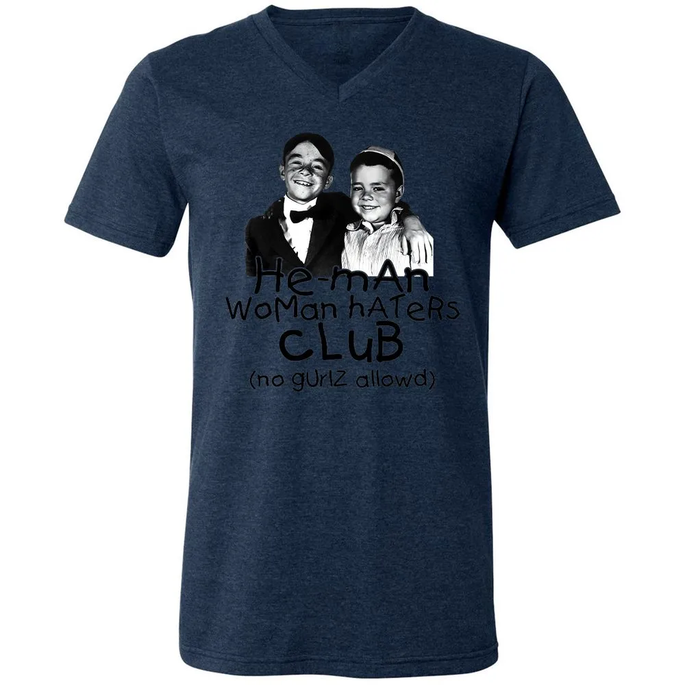 Unisex V-Neck T-Shirt - 57WUGRGC - Heather Navy - 15