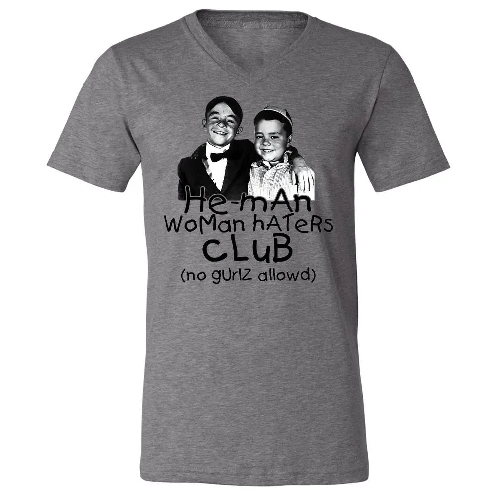 Unisex V-Neck T-Shirt - 57WUGRGC - Deep Heather - 13