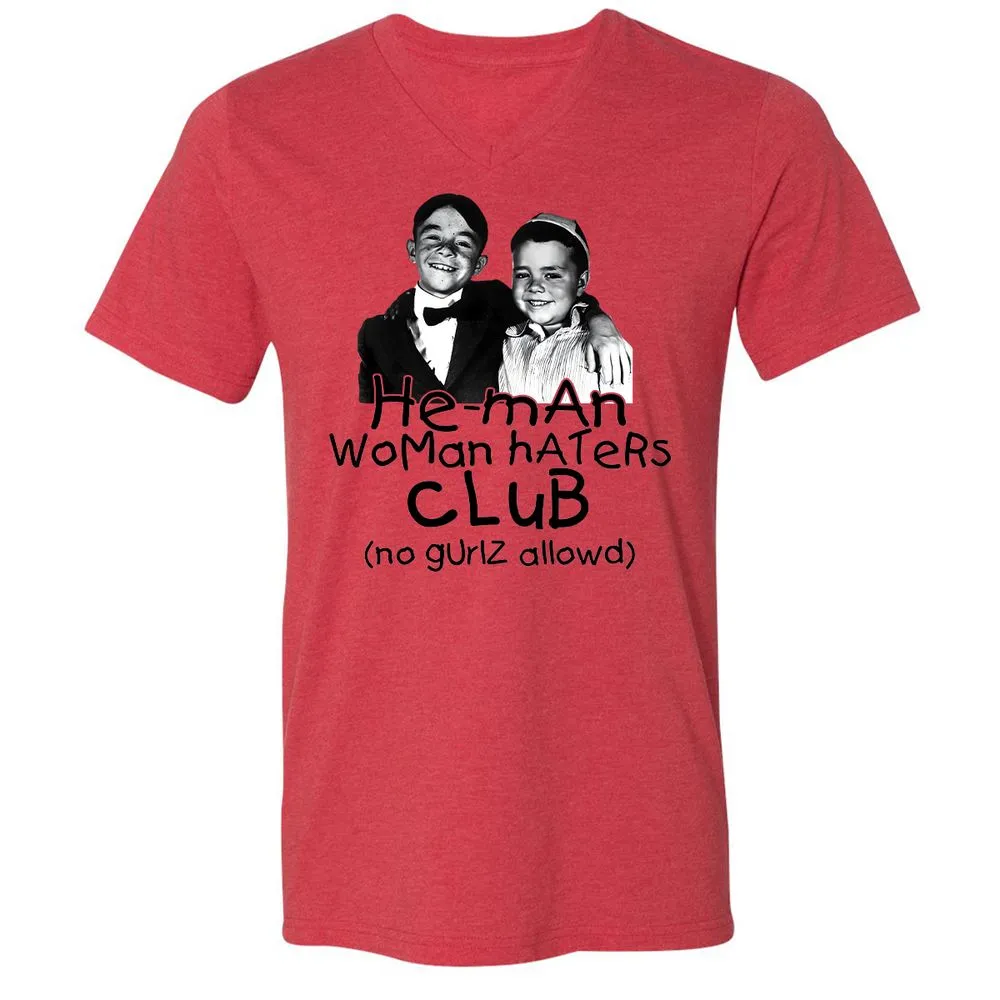 Unisex V-Neck T-Shirt - 57WUGRGC - Heather Red - 5