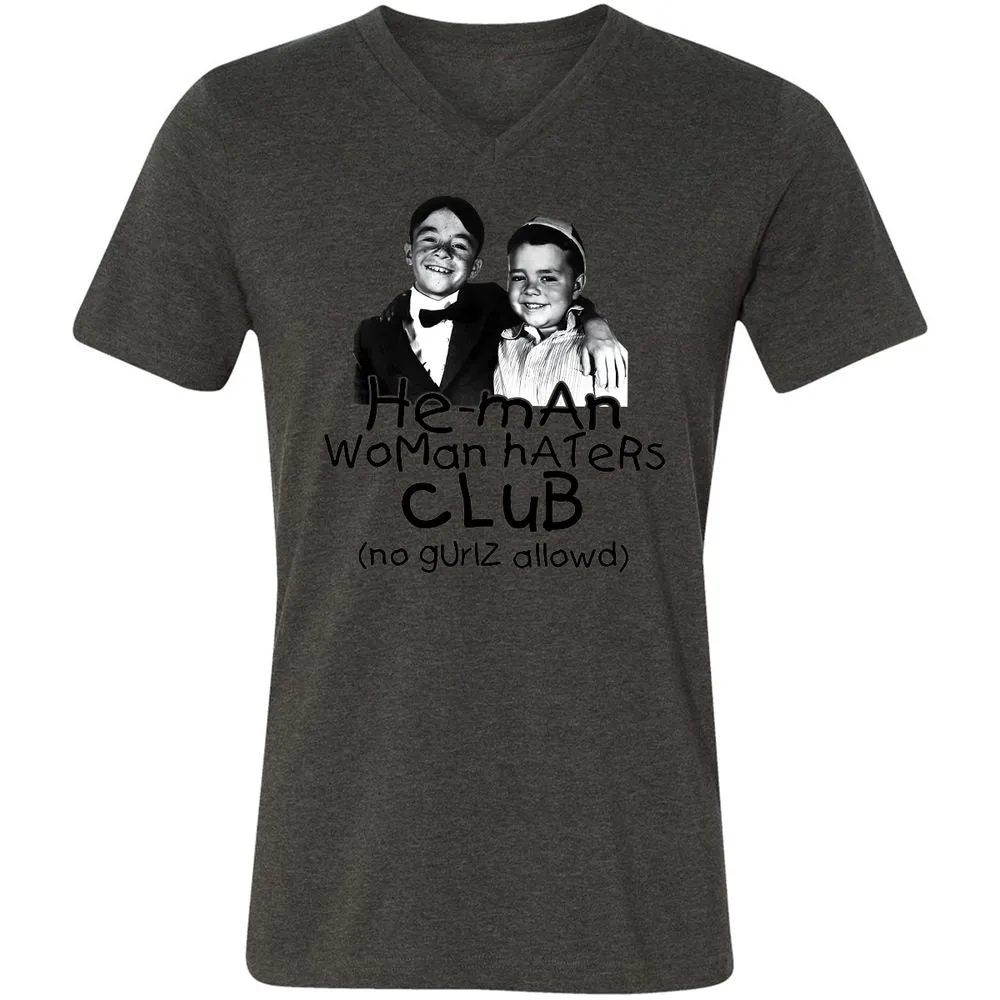 Unisex V-Neck T-Shirt - 57WUGRGC - Dark Grey Heather - 8