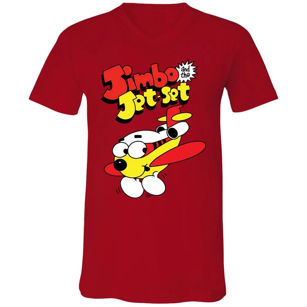 Unisex V-Neck T-Shirt - KSBPWSVU - Red - 3
