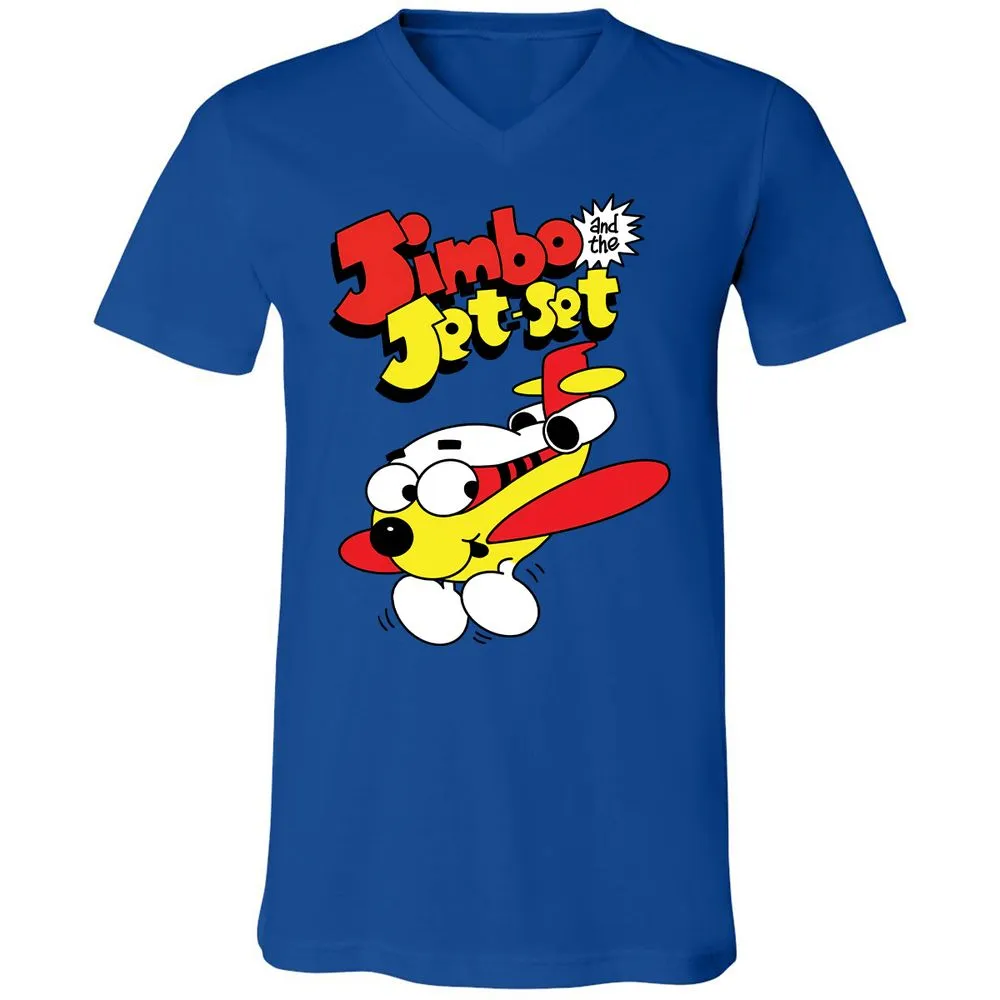 Unisex V-Neck T-Shirt - KSBPWSVU - True Royal - 4