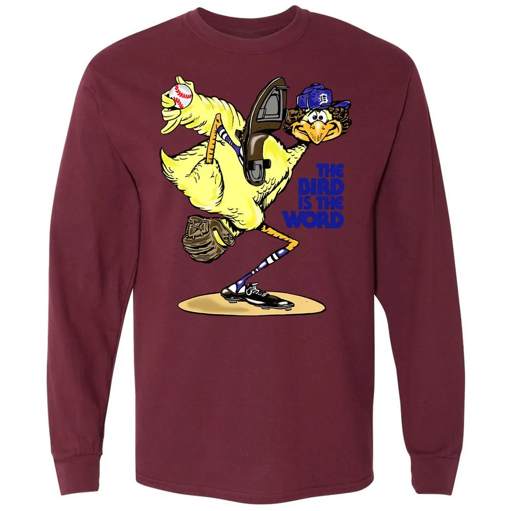 Long Sleeve T-Shirt - 4JBCNDJ6 - Maroon - 11