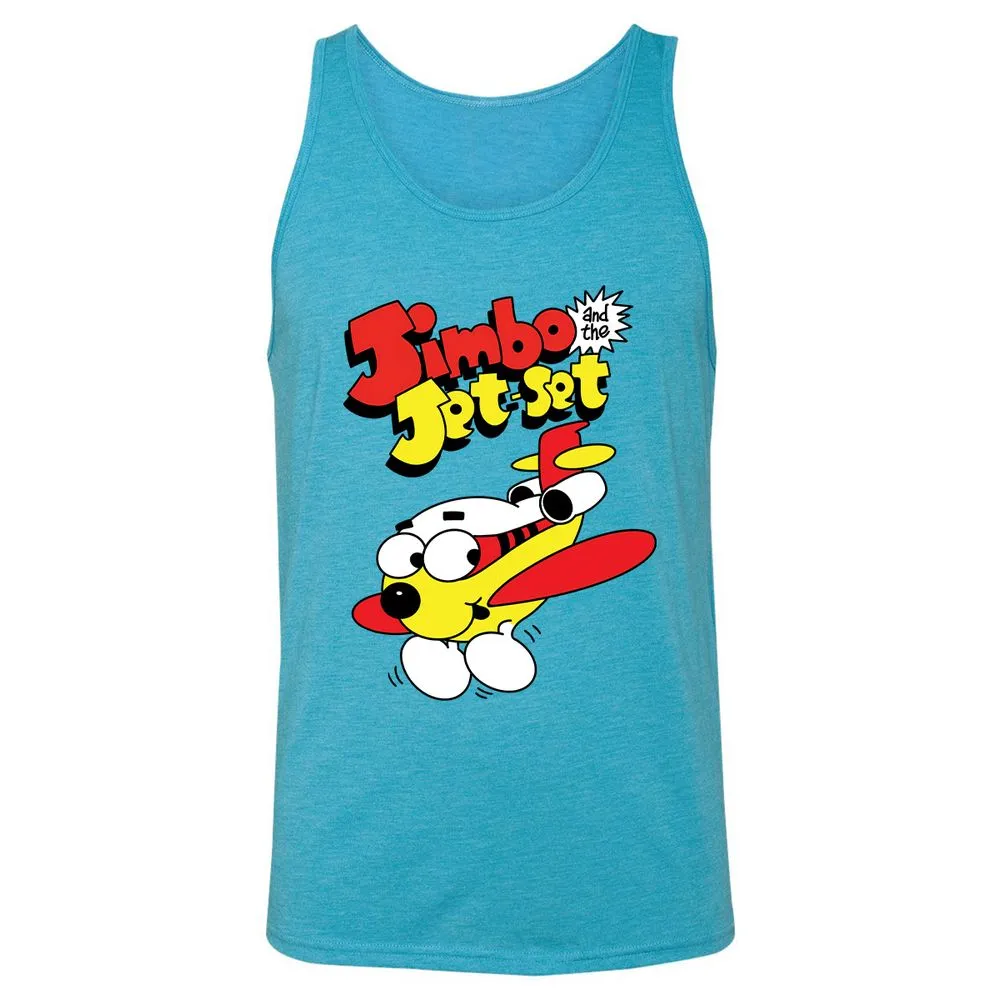 Unisex Jersey Tank - 32K4UEQP - Aqua Triblend - 3