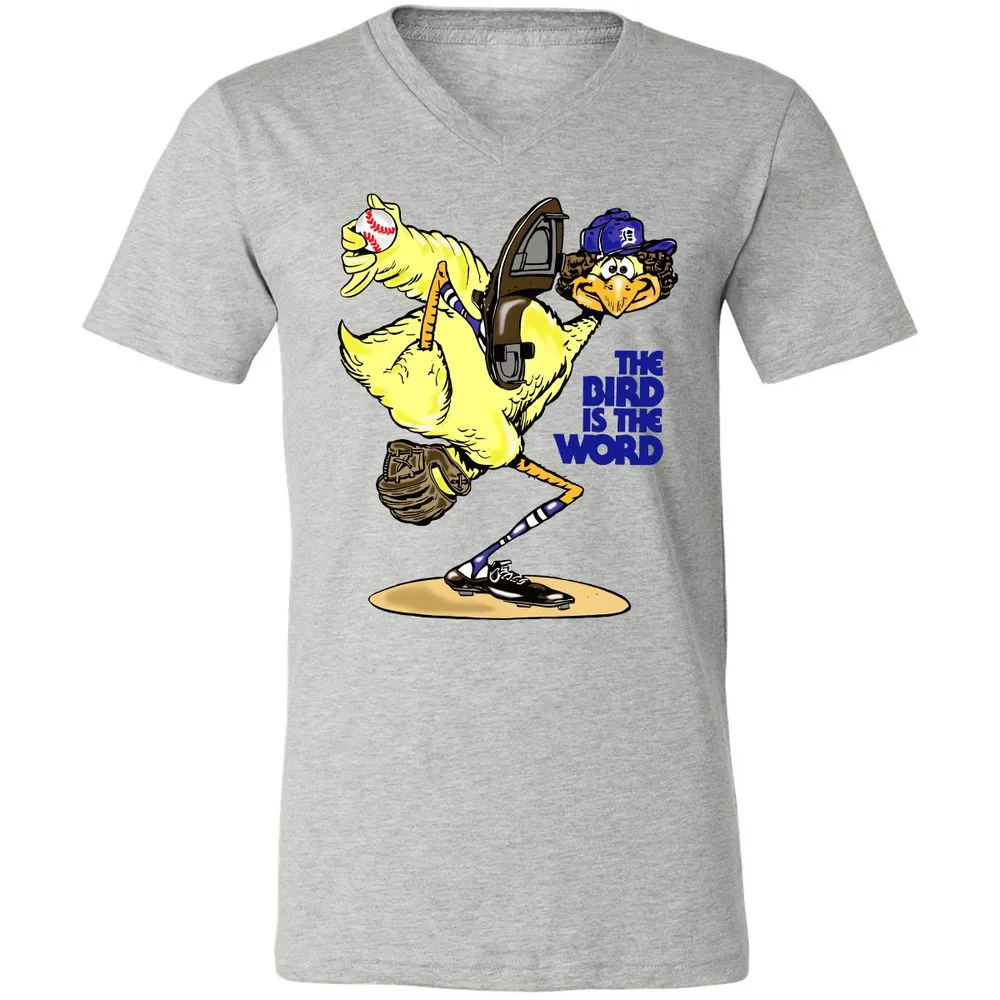 Unisex V-Neck T-Shirt - J4L6C18M - Athletic Heather - 7