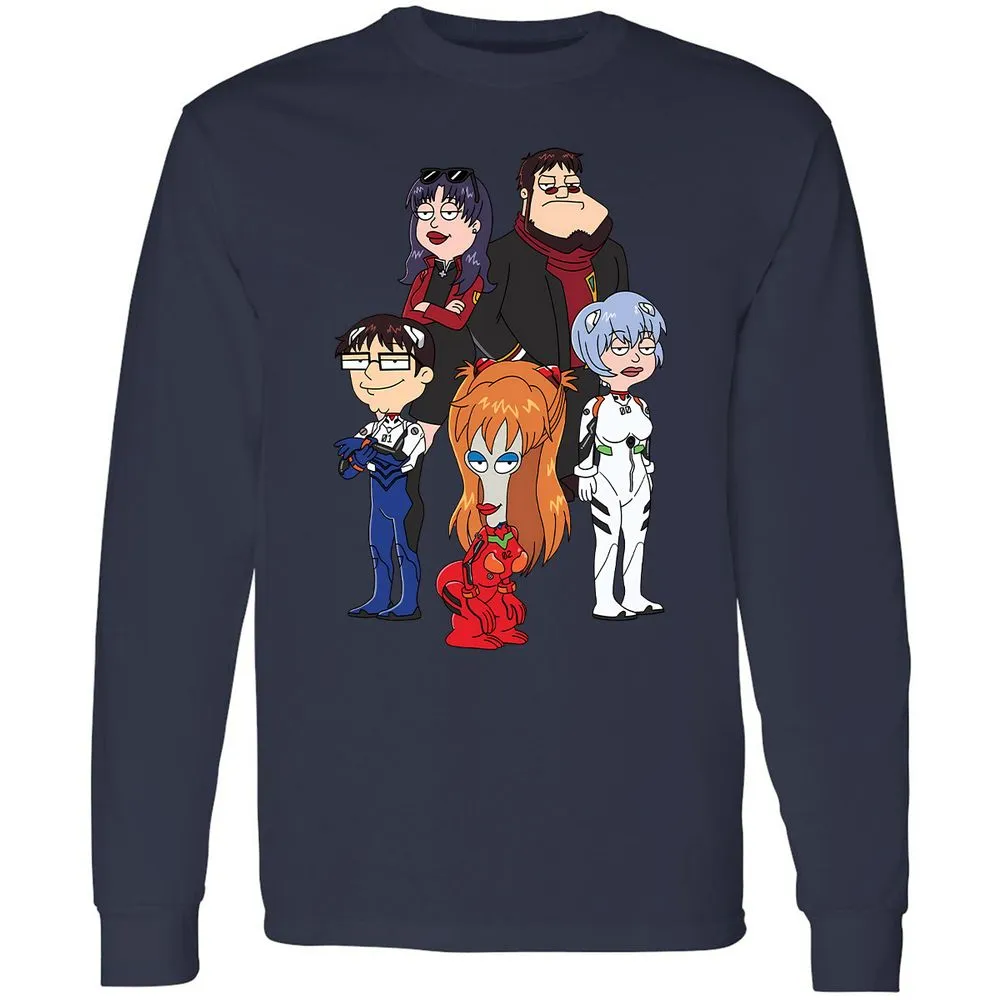 Long Sleeve T-Shirt - 8KGMSC4T - Navy - 12
