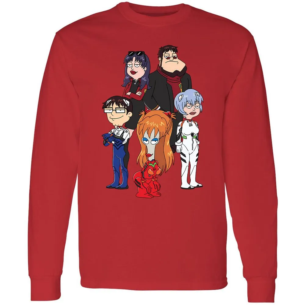 Long Sleeve T-Shirt - 8KGMSC4T - Red - 14