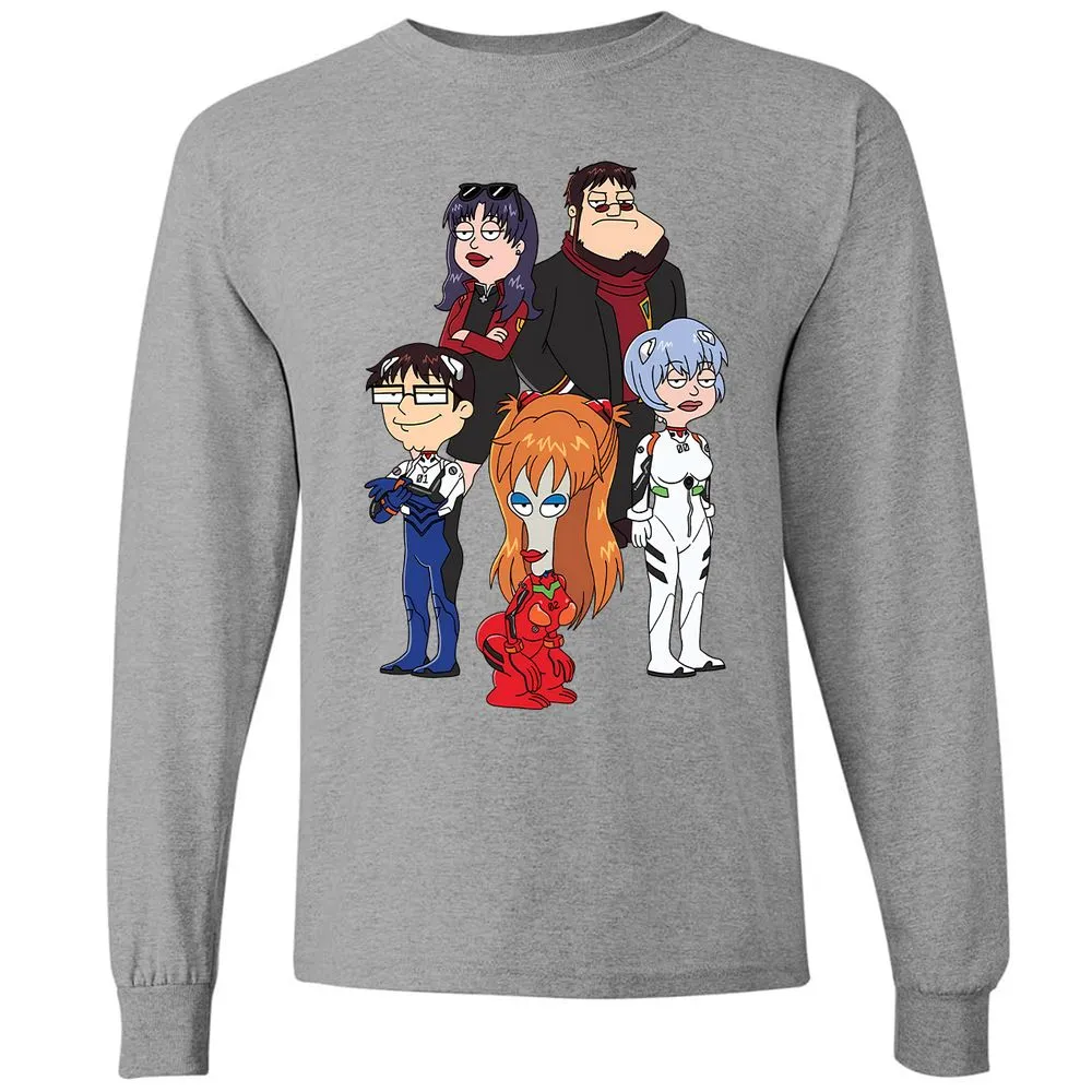 Long Sleeve T-Shirt - 8KGMSC4T - Graphite Heather - 6