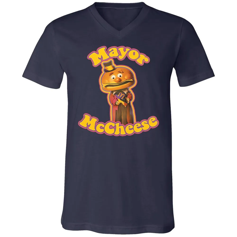 Unisex V-Neck T-Shirt - D6SH3Z31 - Navy - 9