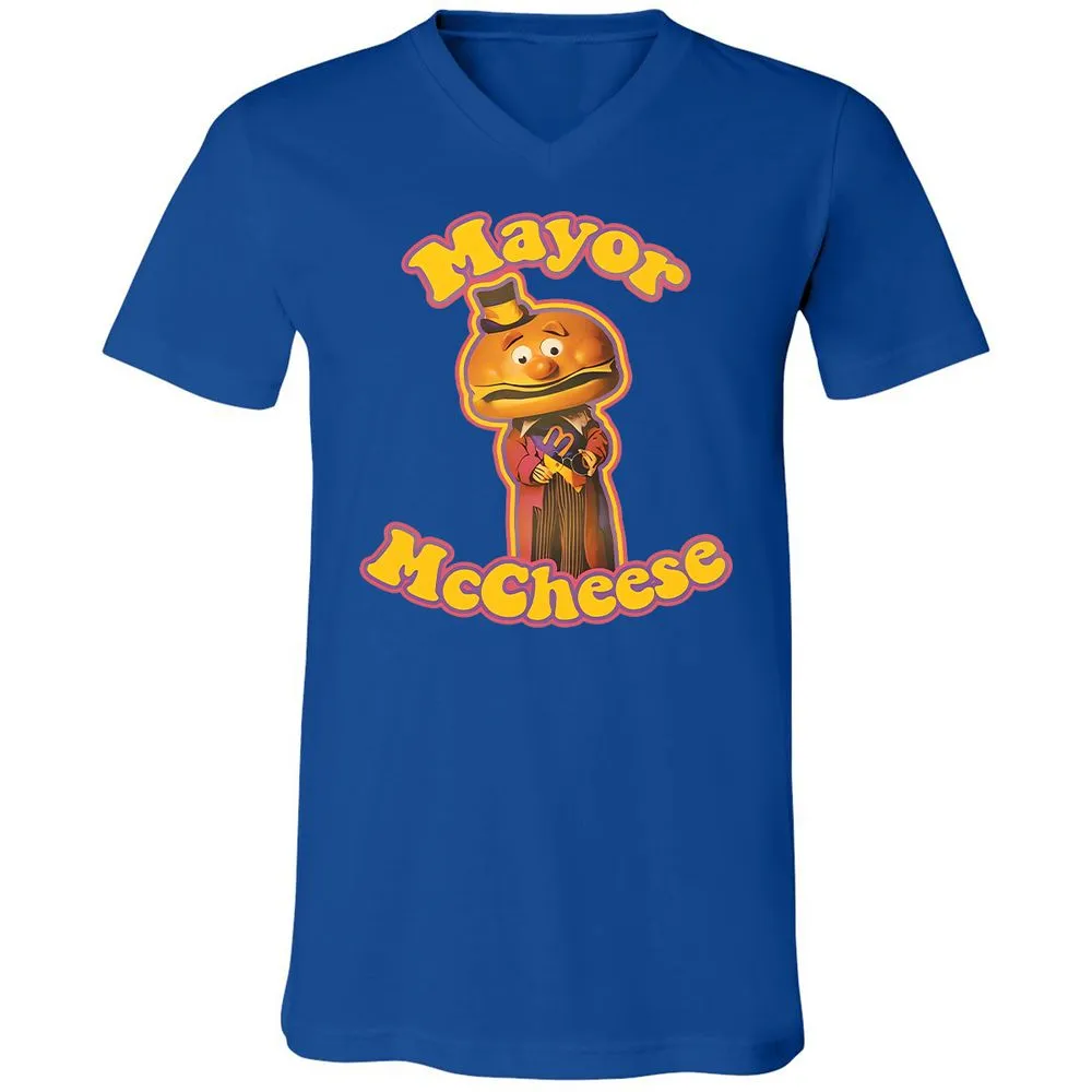 Unisex V-Neck T-Shirt - D6SH3Z31 - True Royal - 4