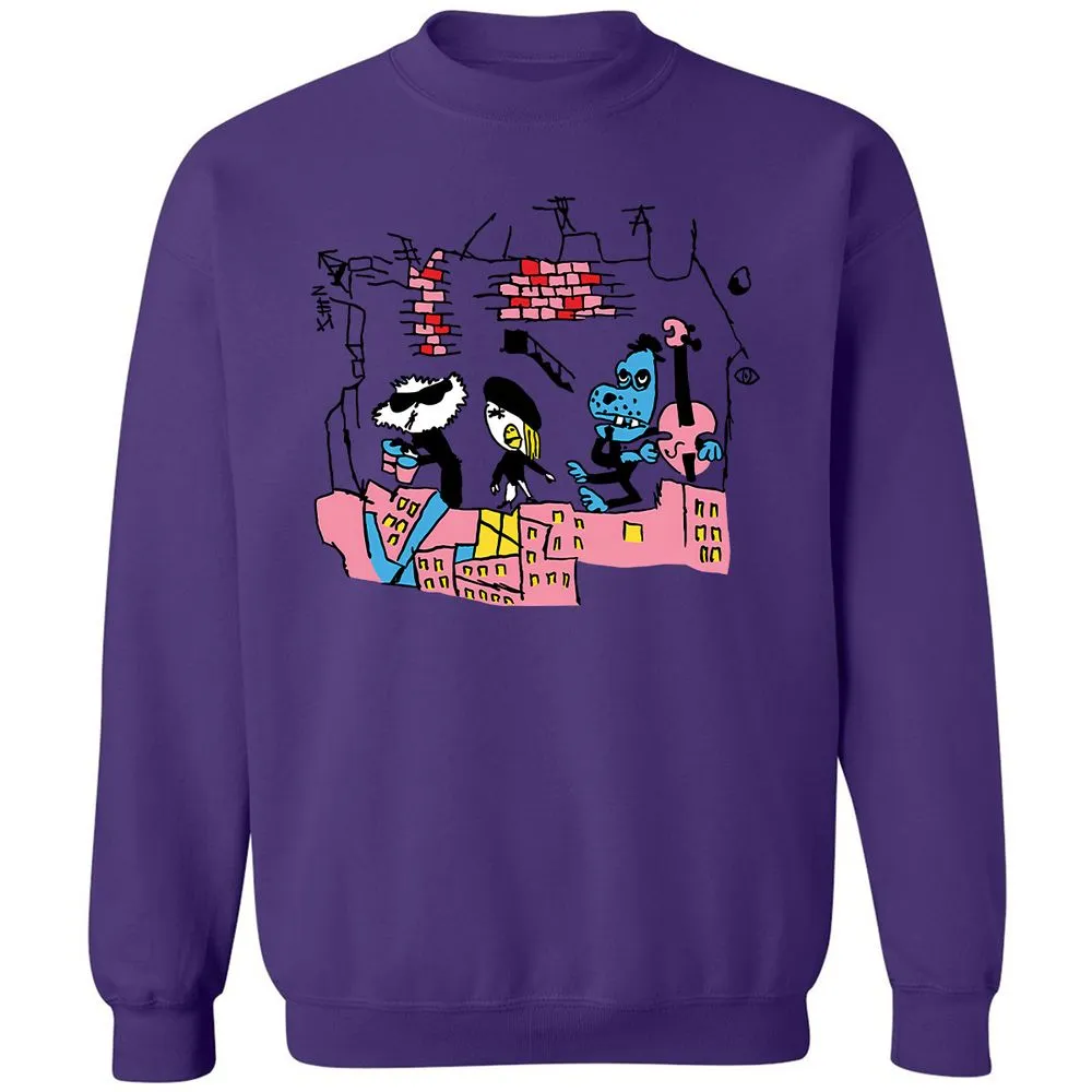 Classic Unisex Sweatshirt - YUB7WH7H - Purple - 6