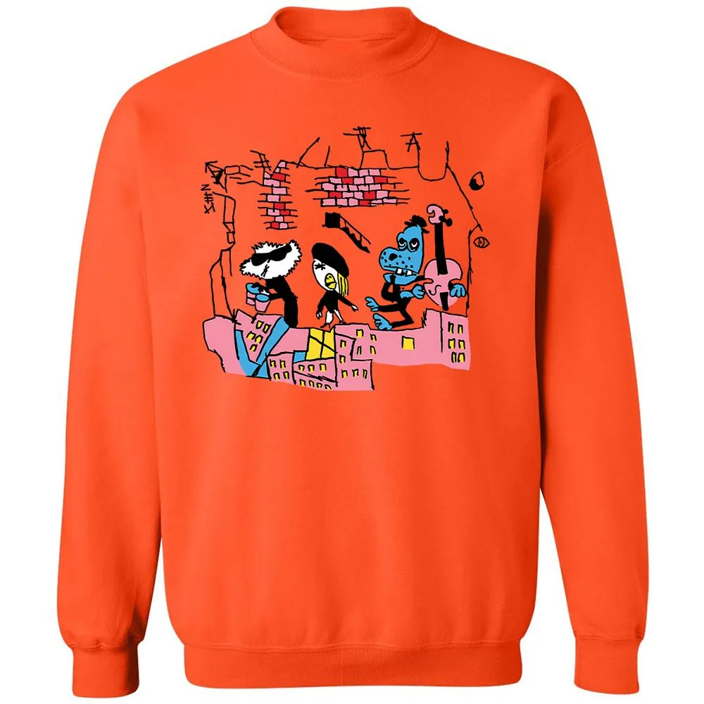 Classic Unisex Sweatshirt - YUB7WH7H - Orange - 10