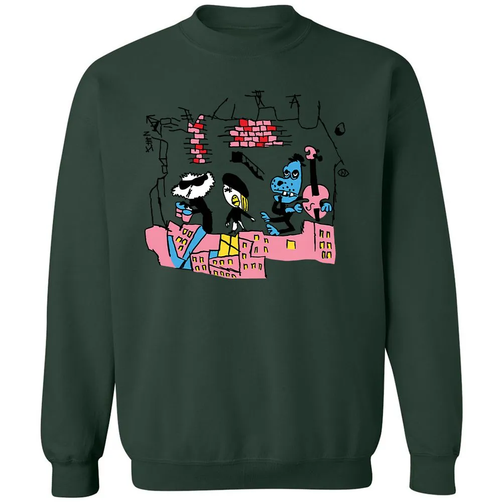 Classic Unisex Sweatshirt - YUB7WH7H - Forest Green - 4