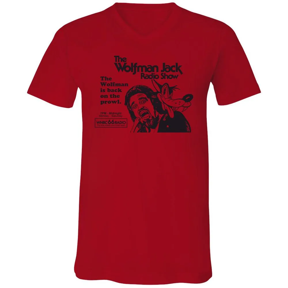 Unisex V-Neck T-Shirt - VGHV4GRX - Red - 3