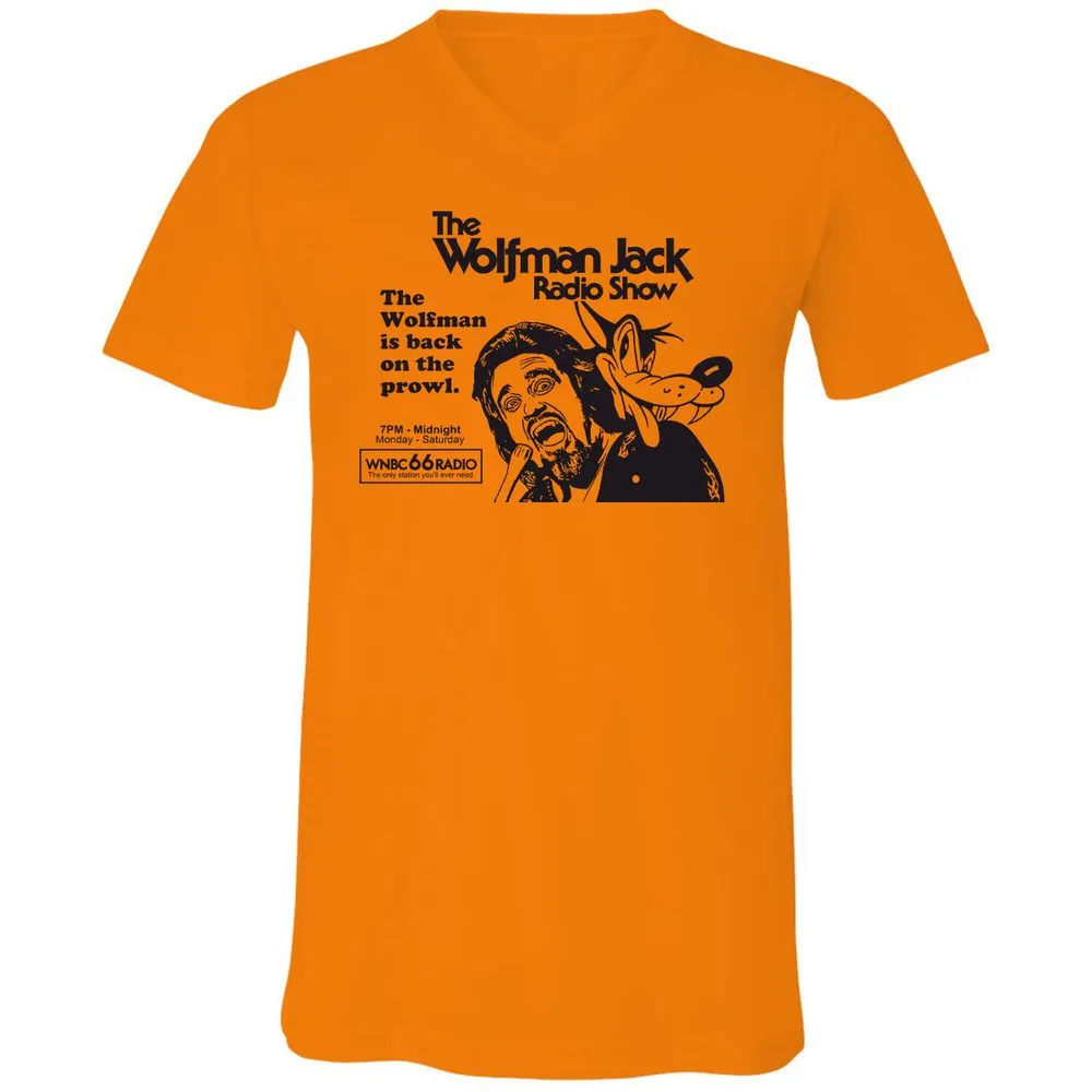 Unisex V-Neck T-Shirt - VGHV4GRX - Orange - 11