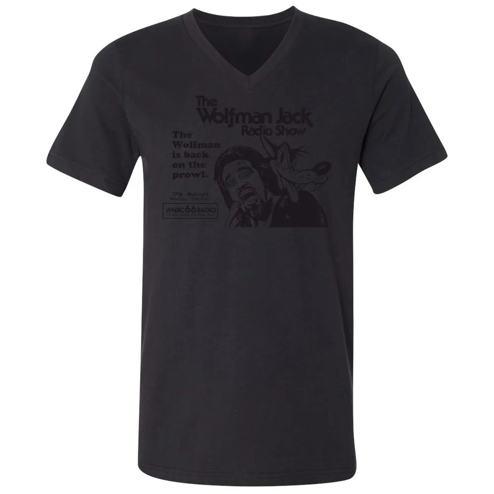 Unisex V-Neck T-Shirt - VGHV4GRX - Black - 16