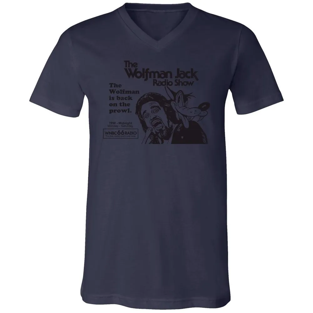 Unisex V-Neck T-Shirt - VGHV4GRX - Navy - 9