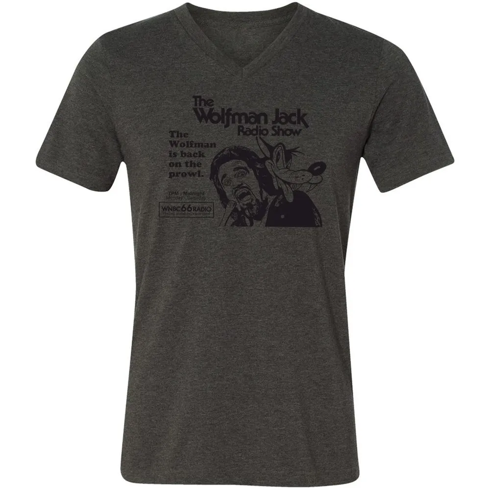 Unisex V-Neck T-Shirt - VGHV4GRX - Dark Grey Heather - 8