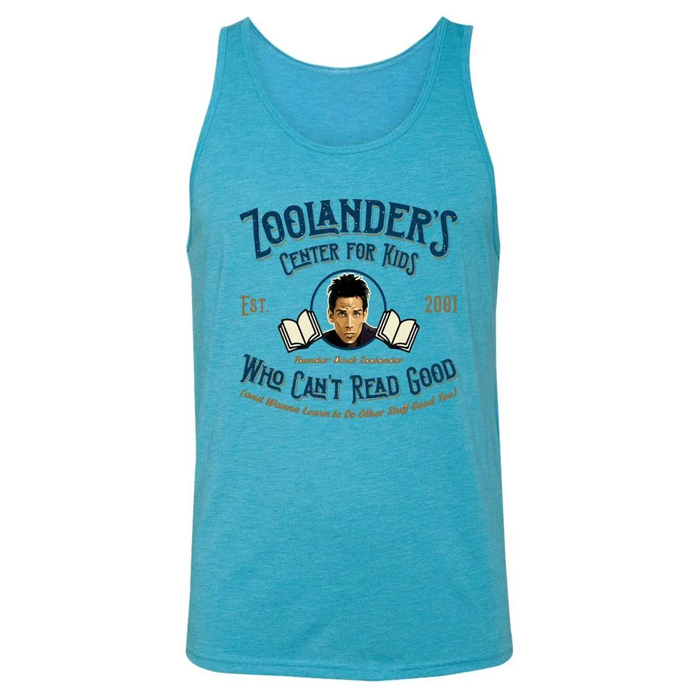 Unisex Jersey Tank - L21ZZRA6 - Aqua Triblend - 3