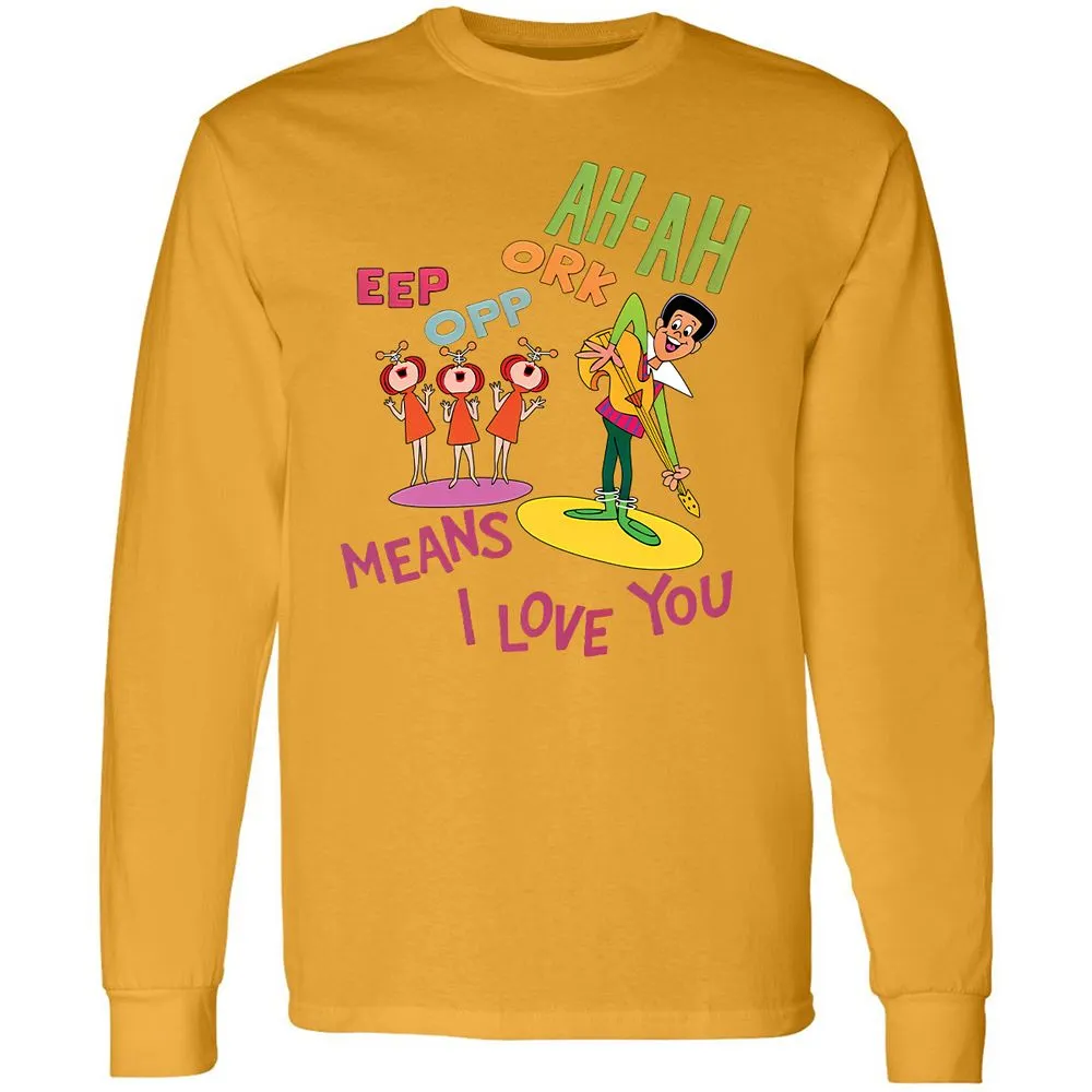 Long Sleeve T-Shirt - 7WQA9DF1 - Gold - 9