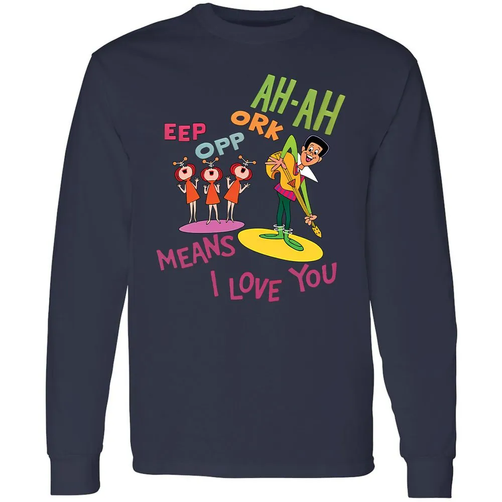 Long Sleeve T-Shirt - 7WQA9DF1 - Navy - 12
