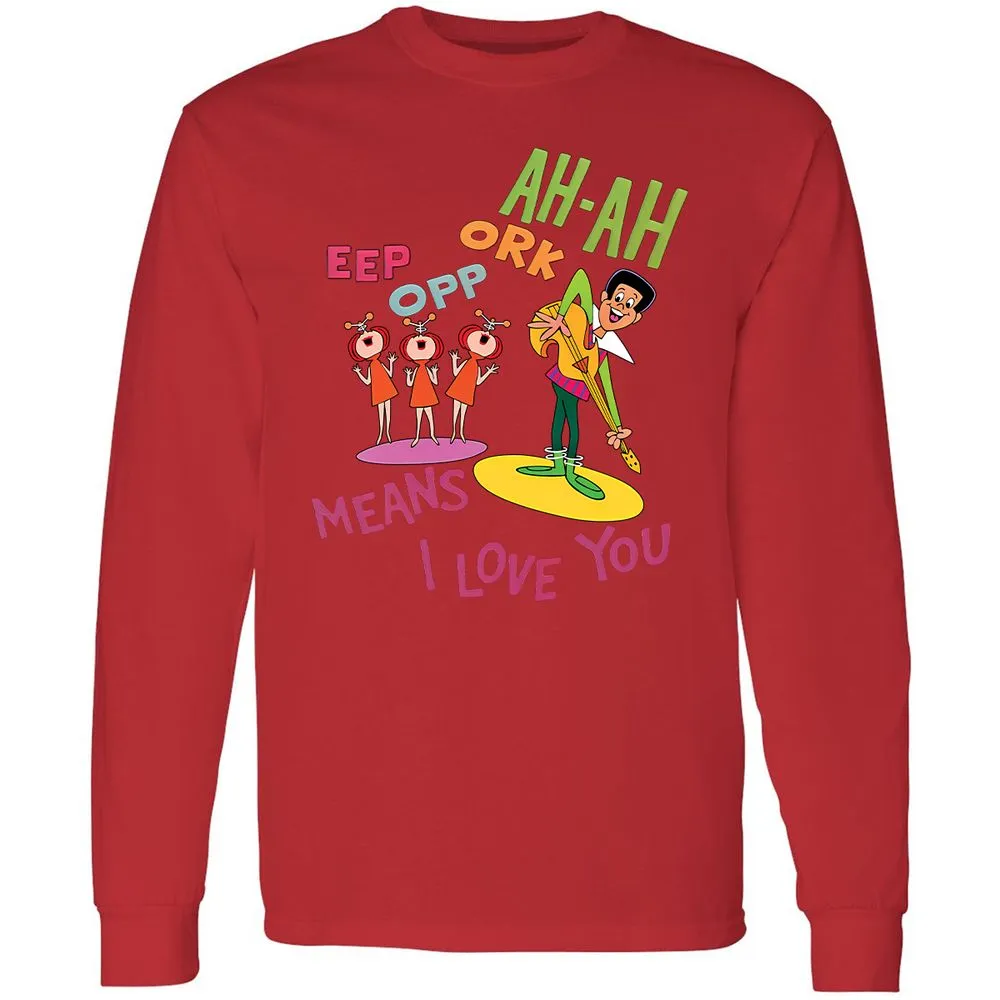 Long Sleeve T-Shirt - 7WQA9DF1 - Red - 14