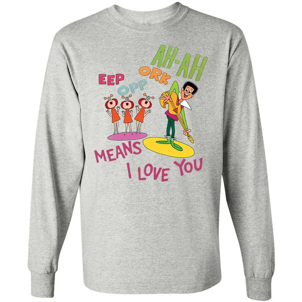 Long Sleeve T-Shirt - 7WQA9DF1 - Ash - 5