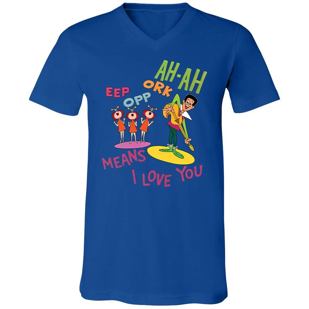 Unisex V-Neck T-Shirt - PMV94T13 - True Royal - 4