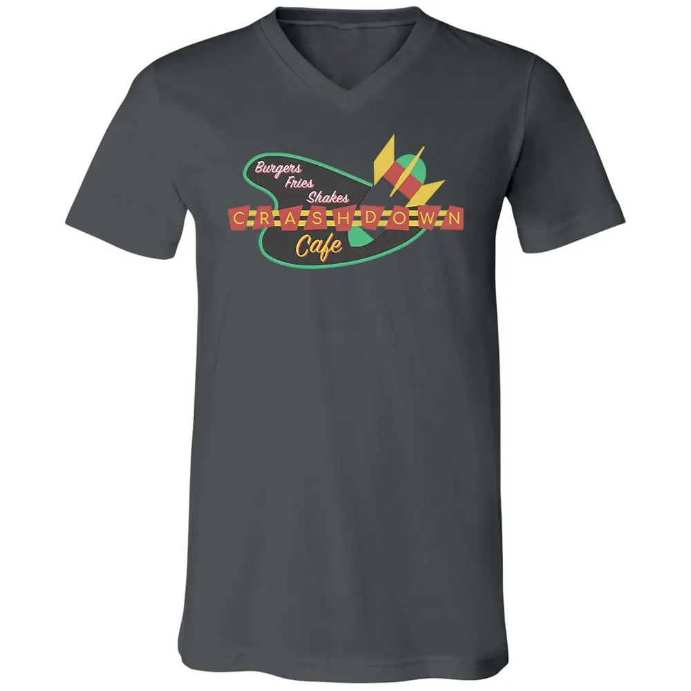 Unisex V-Neck T-Shirt - SXKYPRVR - Asphalt - 12