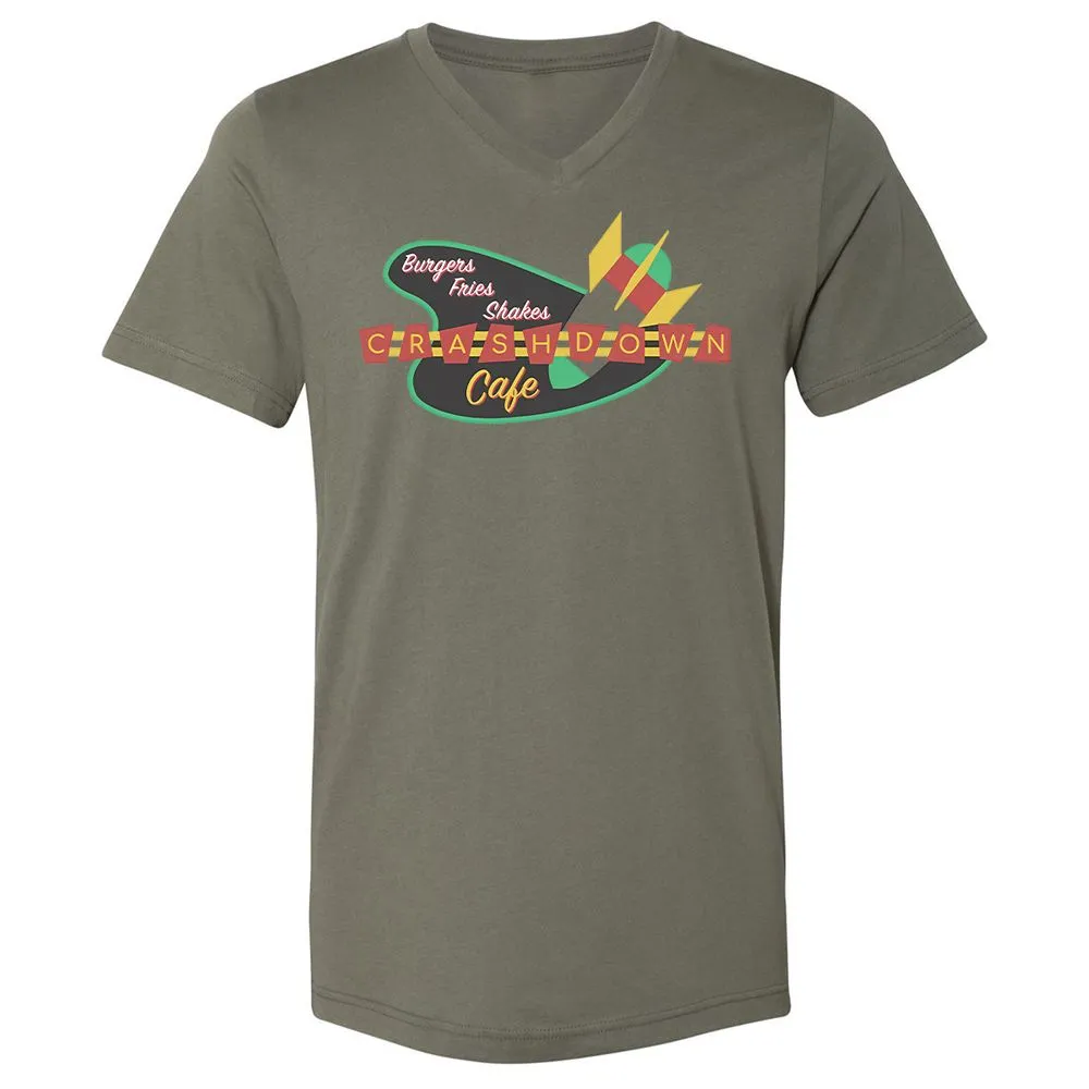Unisex V-Neck T-Shirt - SXKYPRVR - Military Green - 10