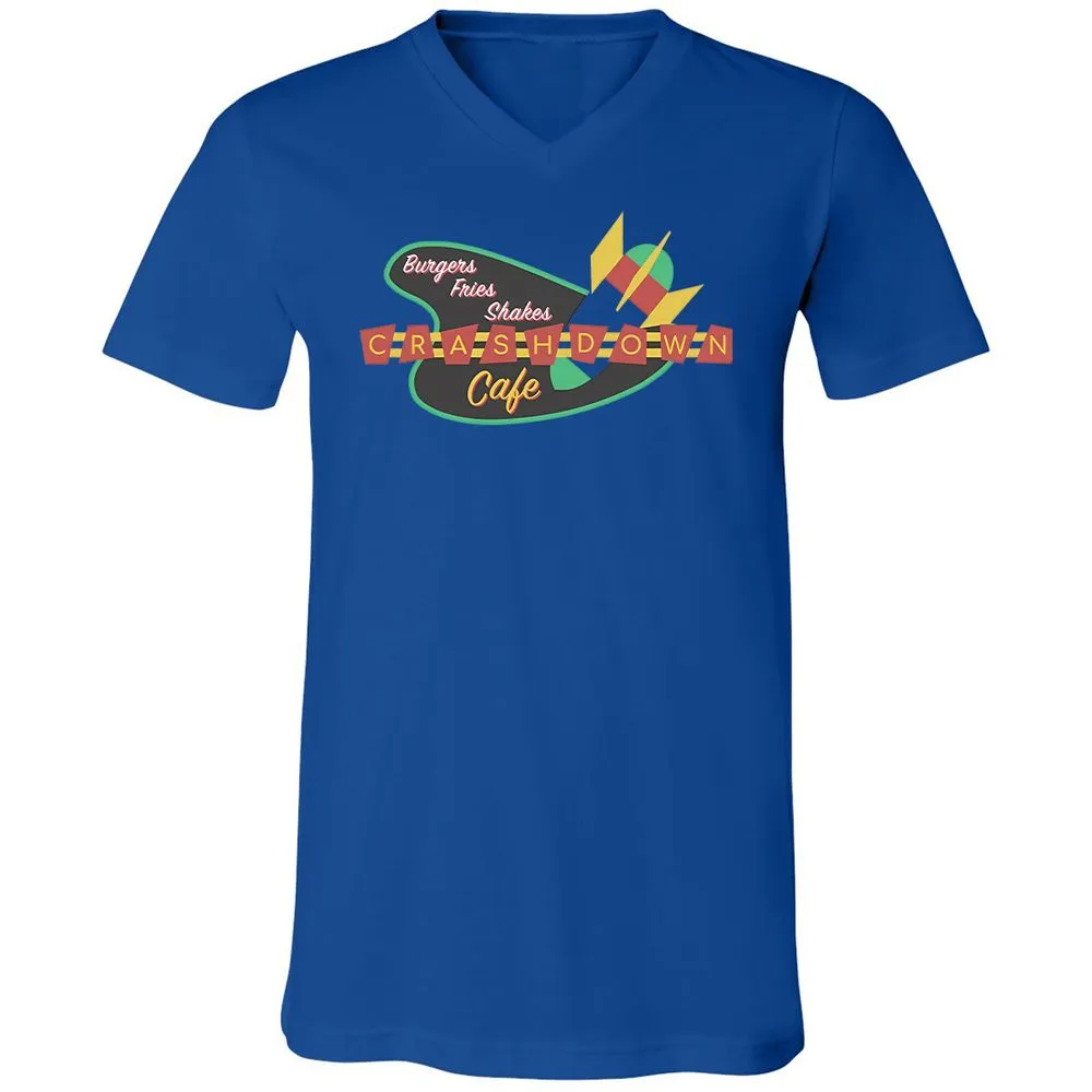 Unisex V-Neck T-Shirt - SXKYPRVR - True Royal - 4