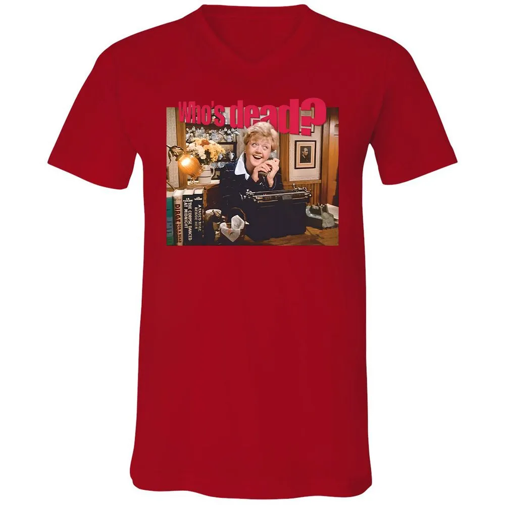 Unisex V-Neck T-Shirt - UB5ENW4S - Red - 3