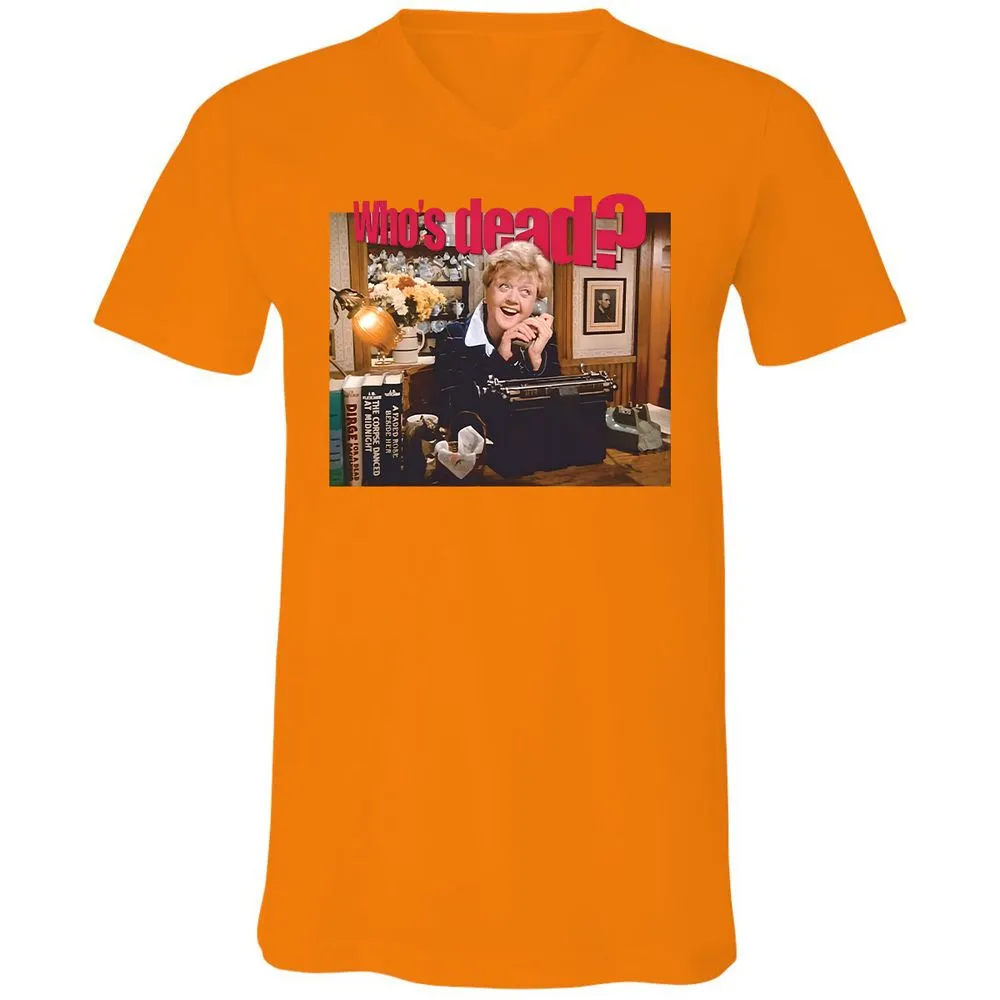 Unisex V-Neck T-Shirt - UB5ENW4S - Orange - 11