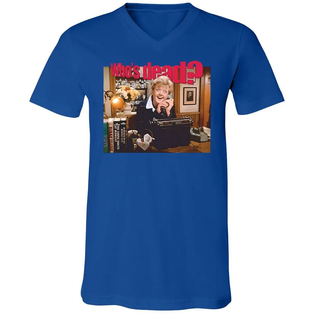 Unisex V-Neck T-Shirt - UB5ENW4S - True Royal - 4