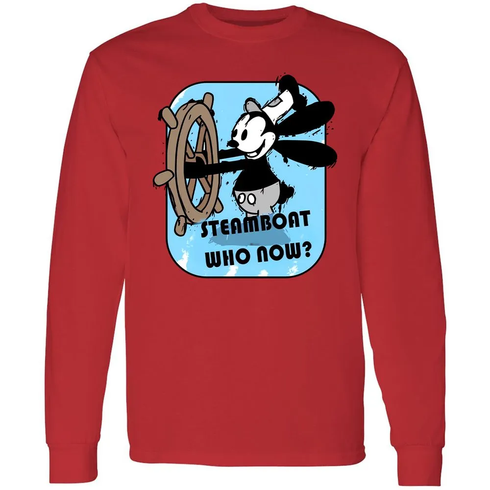 Long Sleeve T-Shirt - HDWKAMFA - Red - 14